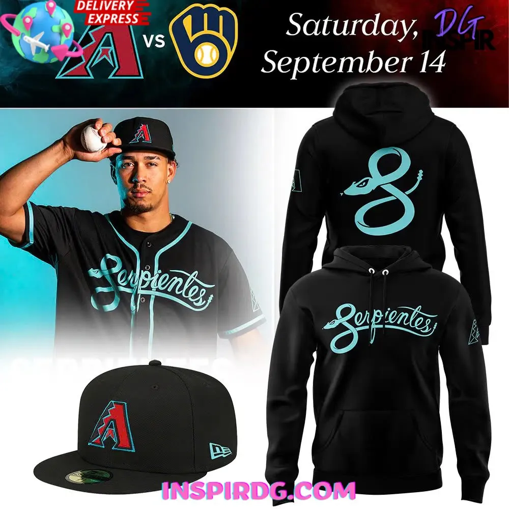 -Arizona Diamondbacks Serpientes City Connect Hoodie