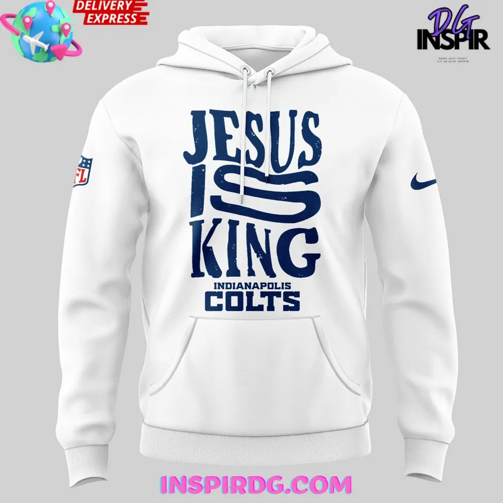 -Indianapolis Colts Jesus Is King Special Hoodie