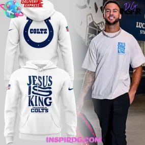 -Indianapolis Colts Jesus Is King Special Hoodie