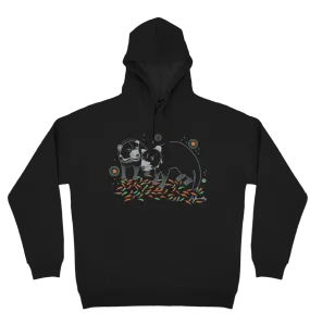 Adults Cozy Hoodie - Tassie Devils By Wendy Pawley