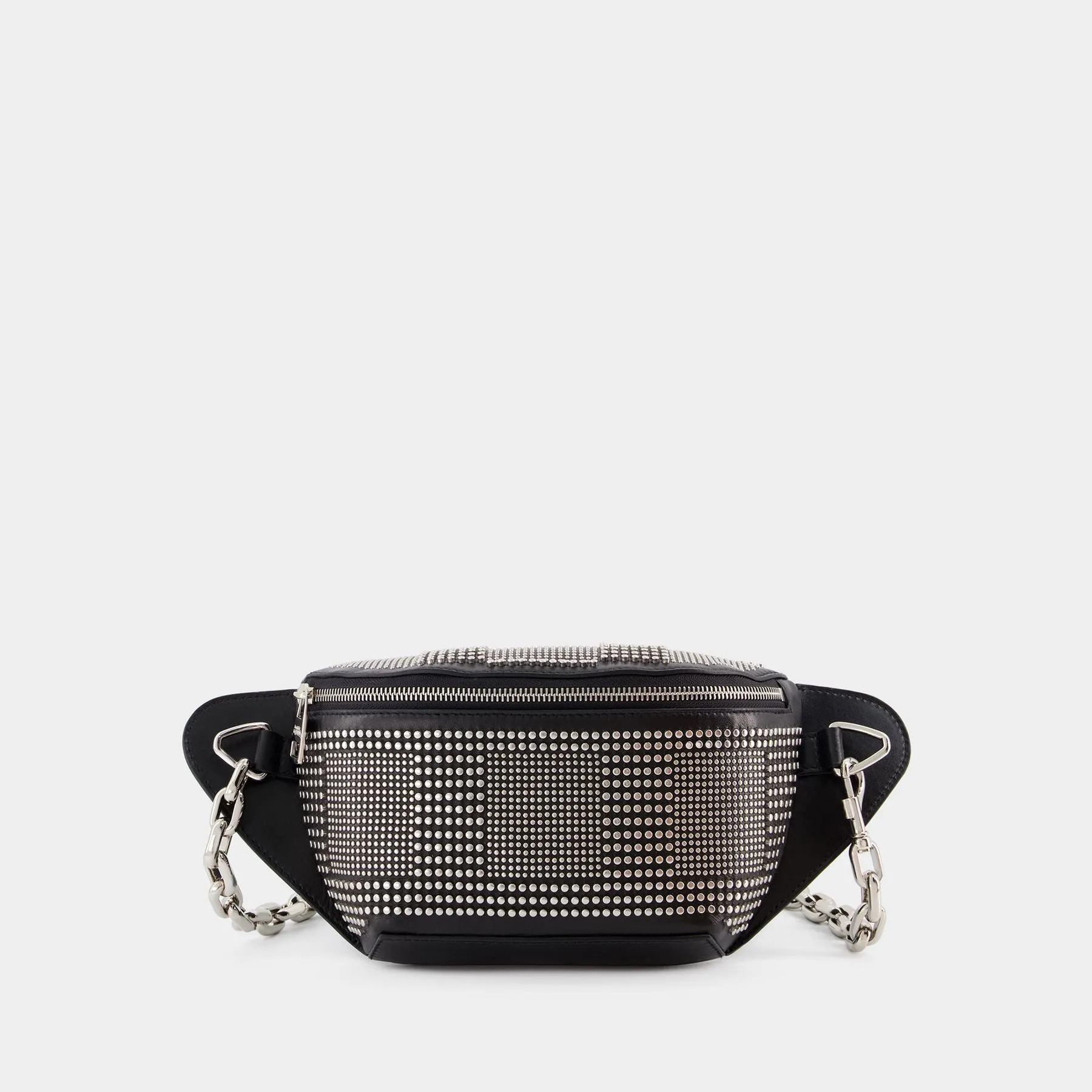 Alexander McQueen  Biker Bumbag Belt Bag - Alexander McQueen - Leather - Black