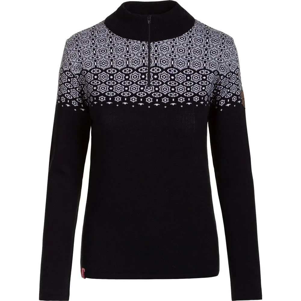 Almgwand - Peterbauernalm Pullover Women black white