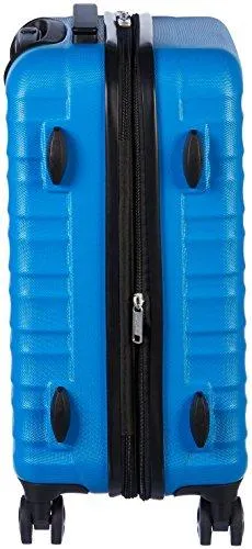 Amazonbasics Hardside Spinner Luggage, 20-Inch Carry-On/Cabin Size, Light Blue