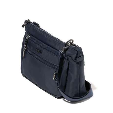 Baggalini Pocket Belt Bag - French Navy Twill