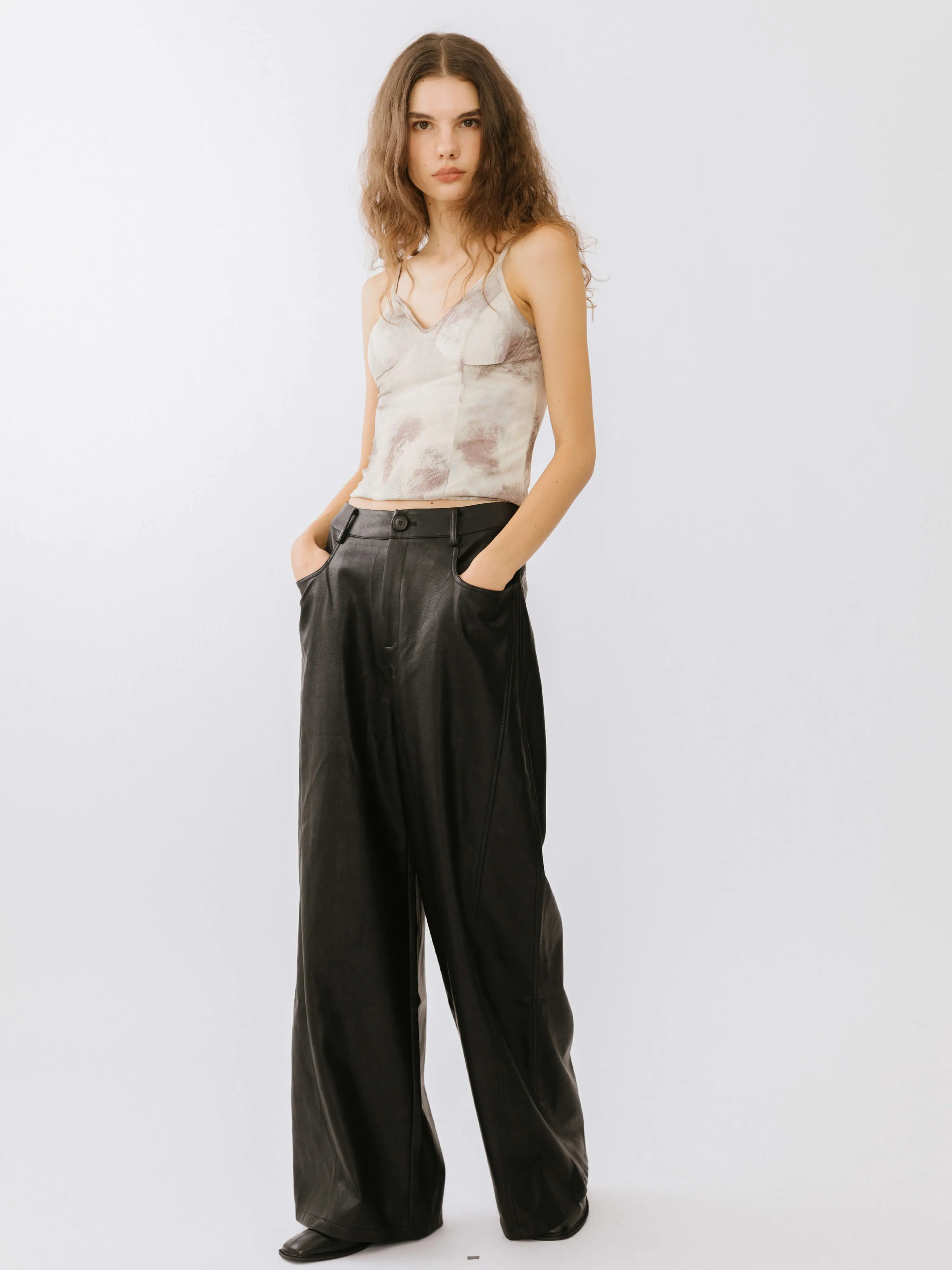 Baggy Wide Leg Trousers