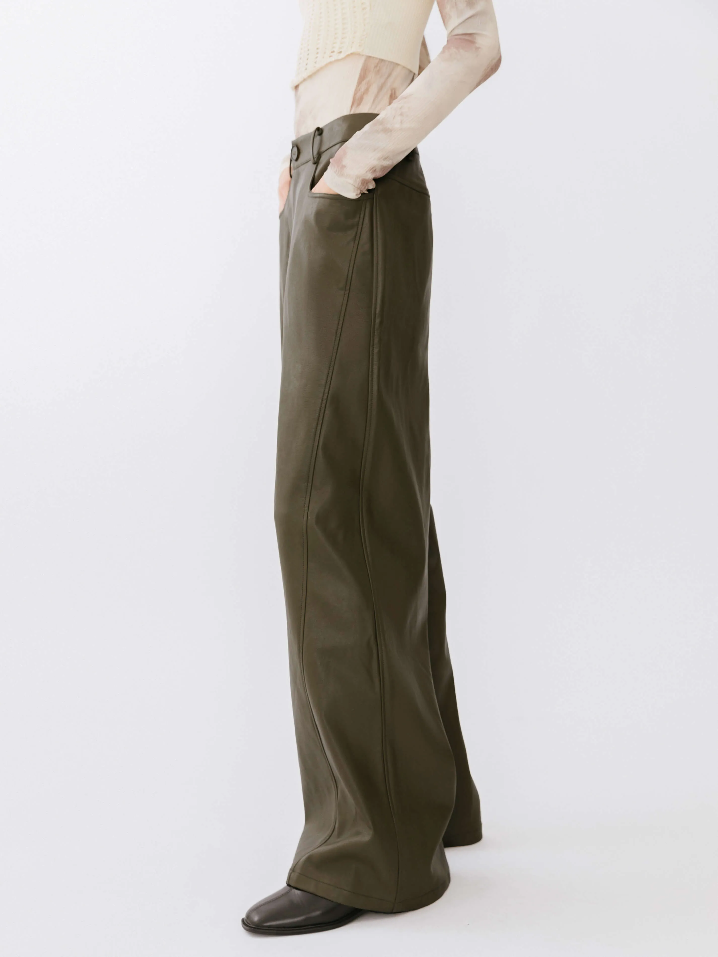 Baggy Wide Leg Trousers