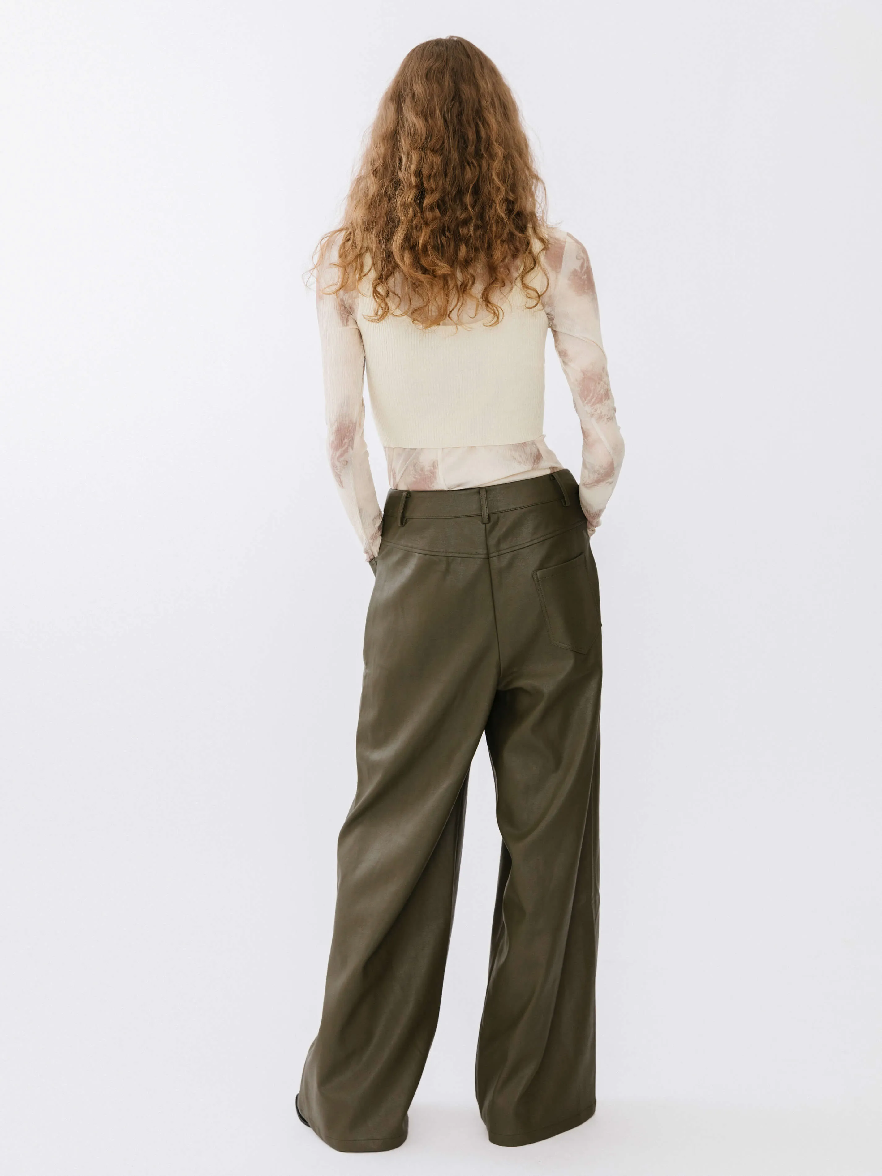 Baggy Wide Leg Trousers