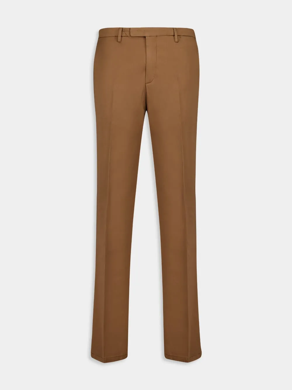 Beige Cotton Trousers