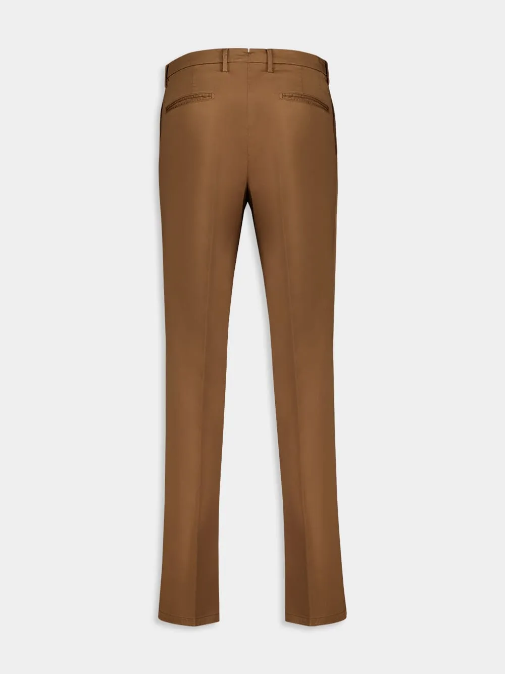 Beige Cotton Trousers