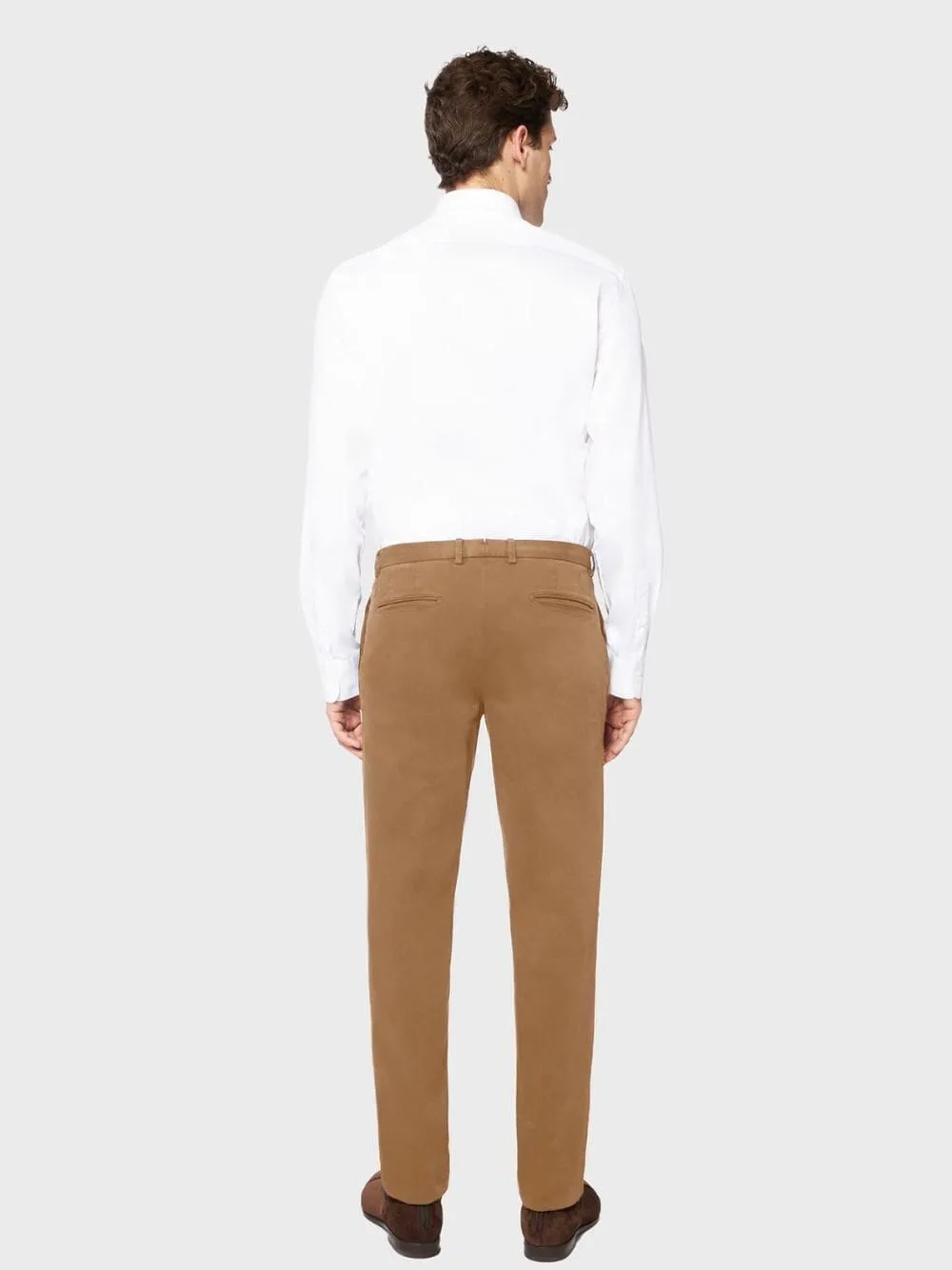 Beige Cotton Trousers