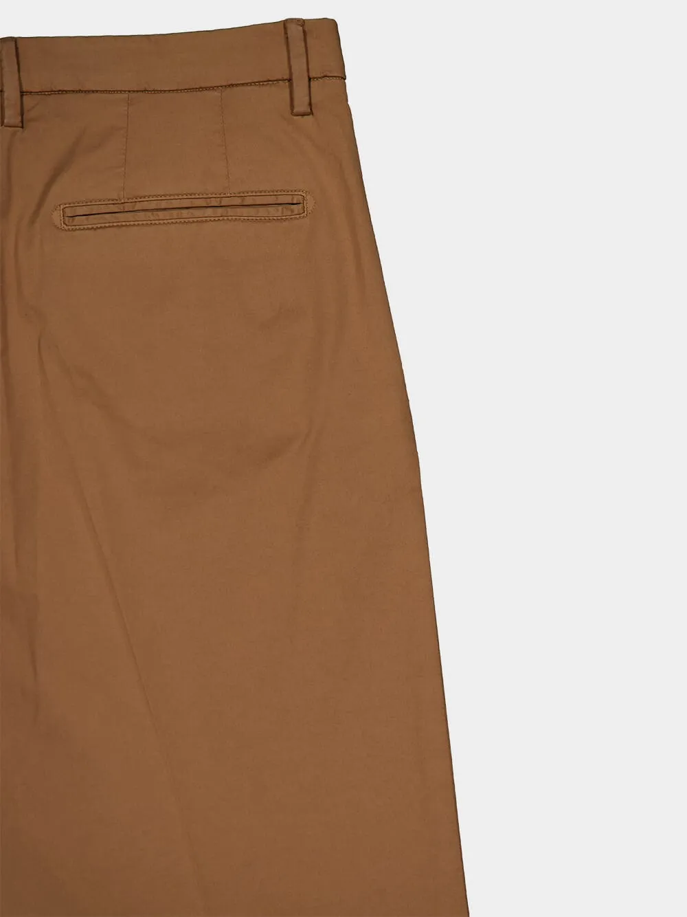 Beige Cotton Trousers