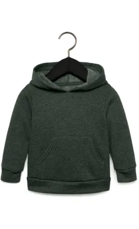 Bella + Canvas 3719T Toddler Sponge Fleece Pullover Hooded Sweatshirt