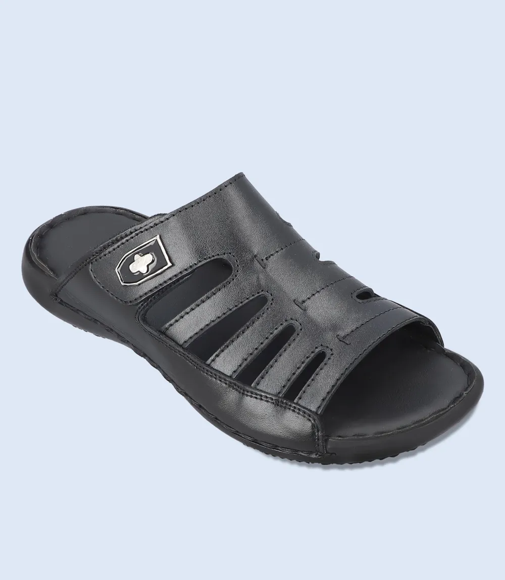 BM5667-BLACK-Men Slipper