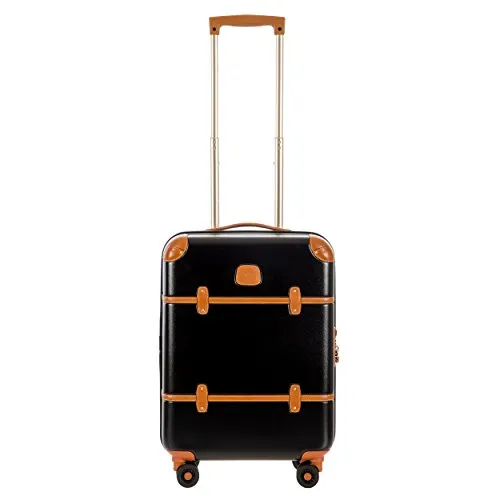 Bric'S Luggage Bellagio Ultra-Light 21 Inch Carry On Spinner Trunk (One Size, Black/Tobacco)