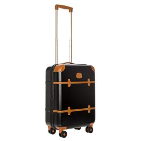 Bric'S Luggage Bellagio Ultra-Light 21 Inch Carry On Spinner Trunk (One Size, Black/Tobacco)