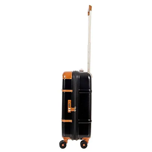 Bric'S Luggage Bellagio Ultra-Light 21 Inch Carry On Spinner Trunk (One Size, Black/Tobacco)