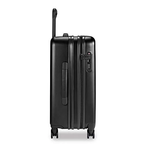 Briggs & Riley Sympatico Hardside Domestic Spinner Luggage, Matte Black, 22-Inch Carry-On