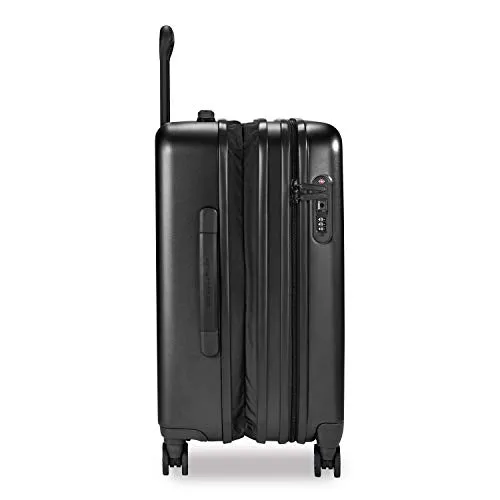 Briggs & Riley Sympatico Hardside Domestic Spinner Luggage, Matte Black, 22-Inch Carry-On