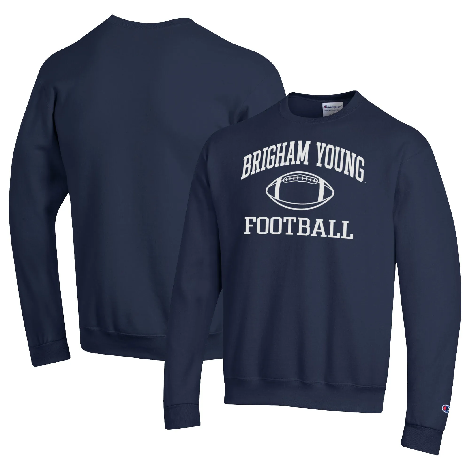 Champion BYU Cougars Navy Football Icon Pullover Sweatshirt