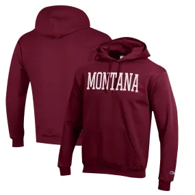 Champion Montana Grizzlies Maroon Eco Powerblend Pullover Hoodie