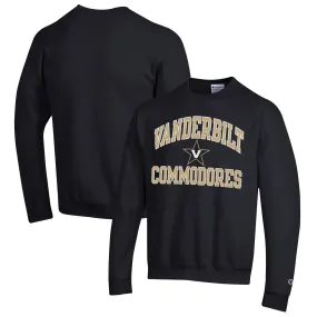 Champion Vanderbilt Commodores Black High Motor Pullover Sweatshirt