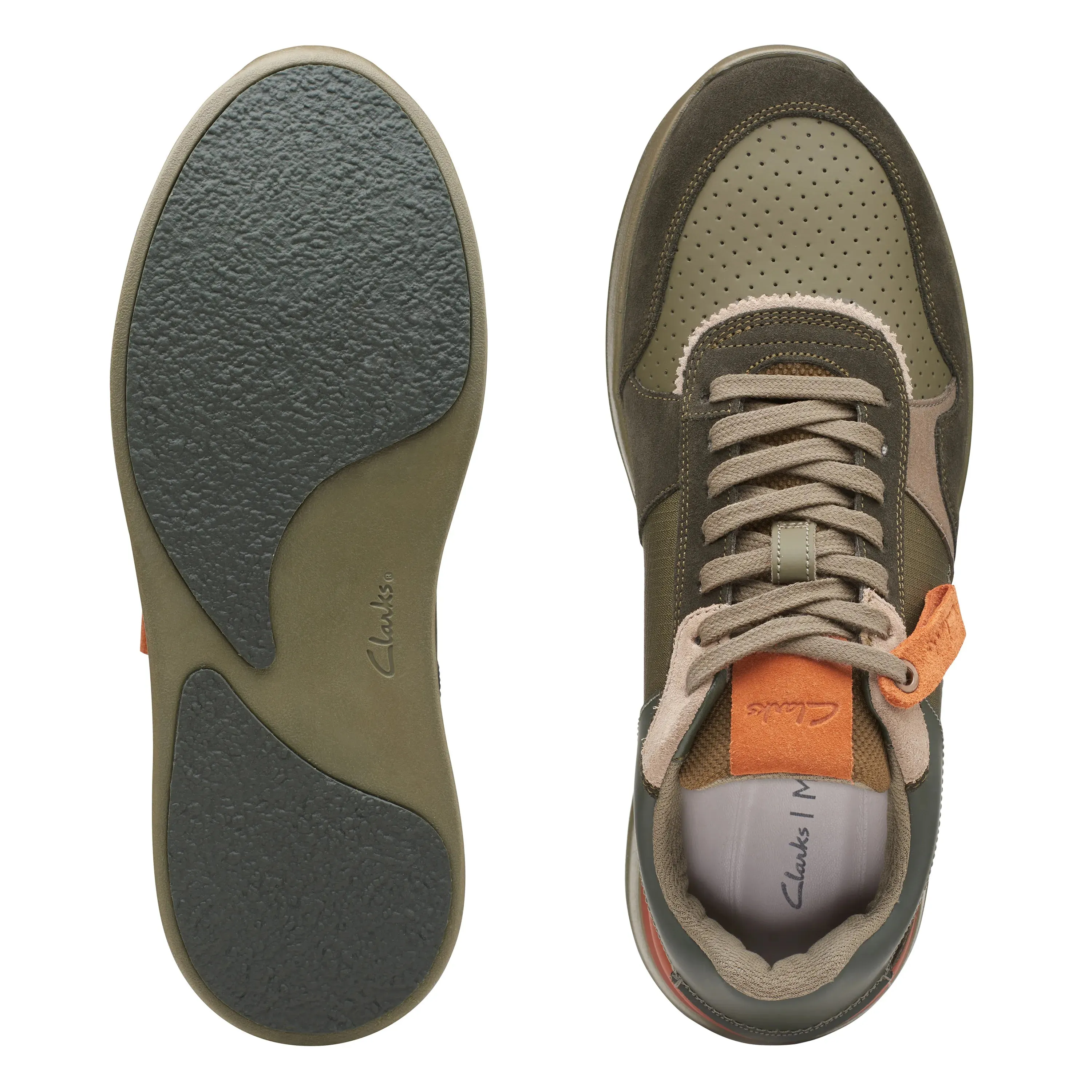 CLARKS | SNEAKERS HOMBRE | RACELITE TOR DARK GREEN | VERDE