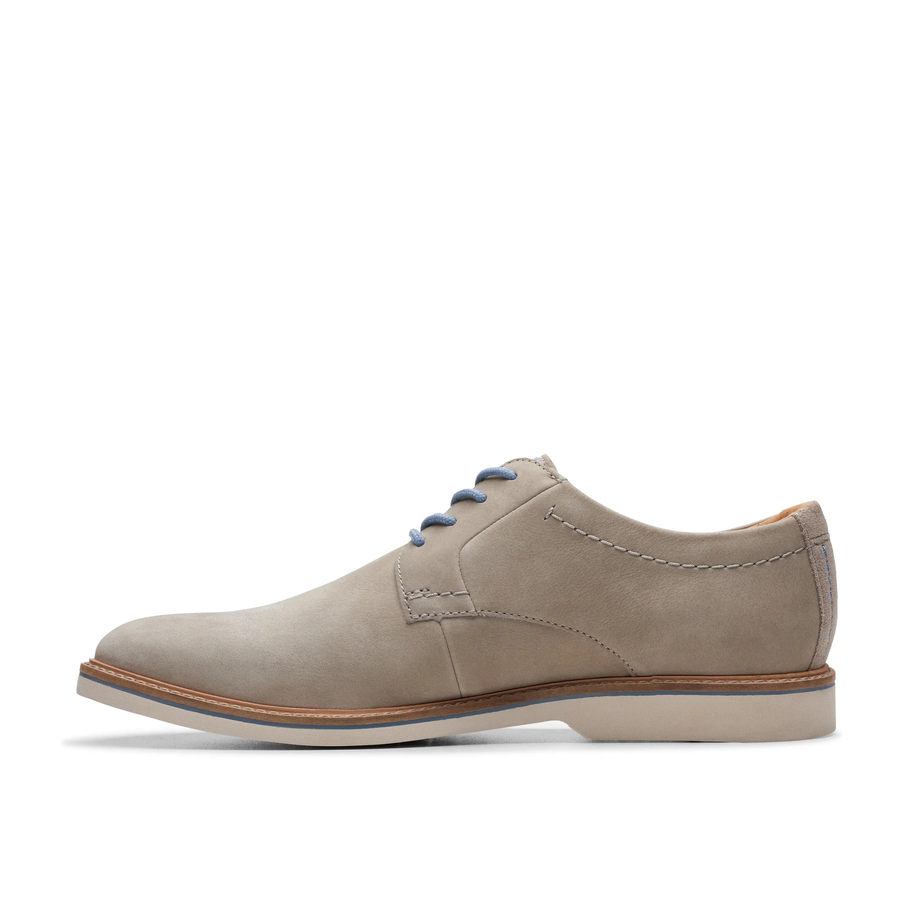 CLARKS | ZAPATOS CASUAL HOMBRE | ATTICUS LT LACE GREY NUBUCK | GRIS