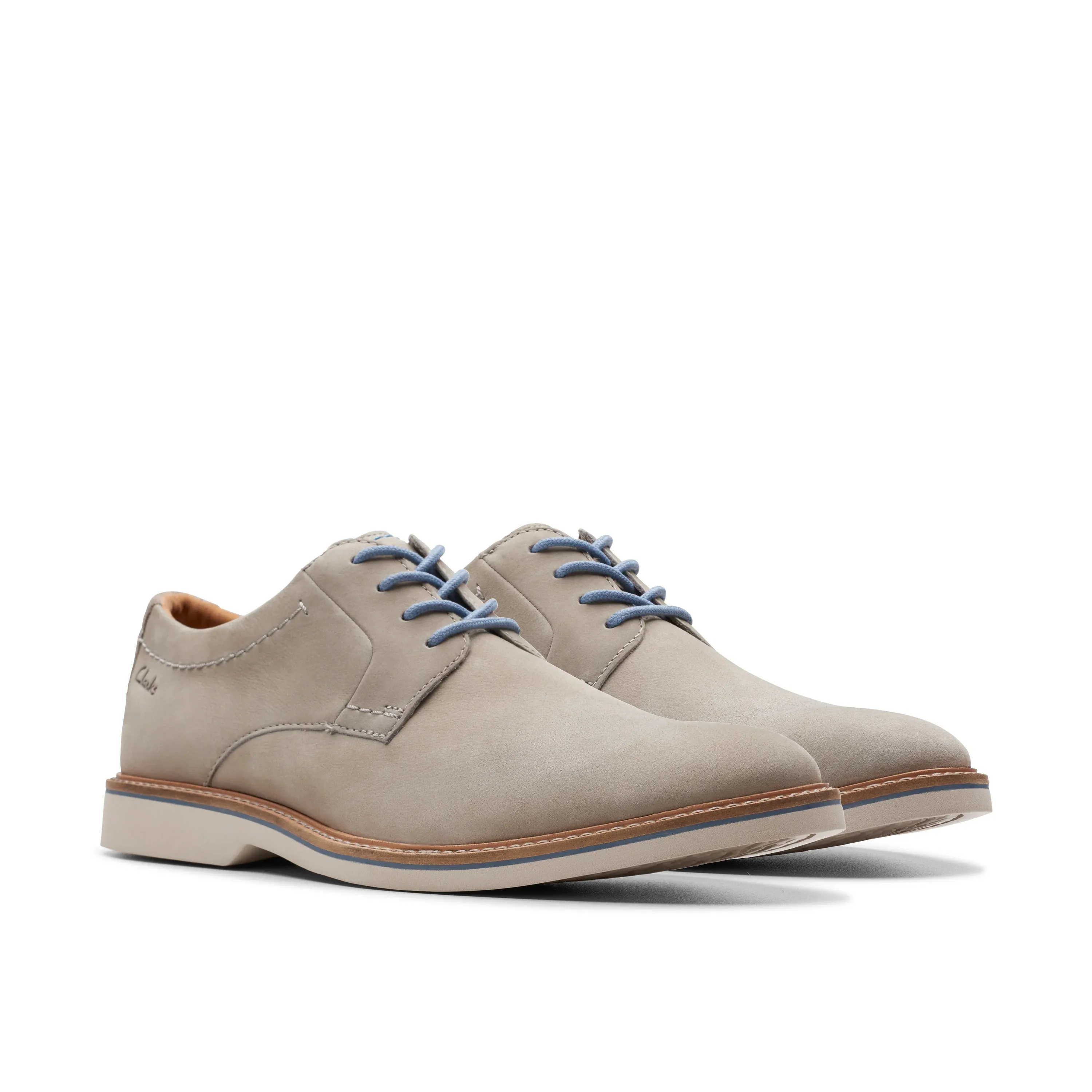 CLARKS | ZAPATOS CASUAL HOMBRE | ATTICUS LT LACE GREY NUBUCK | GRIS