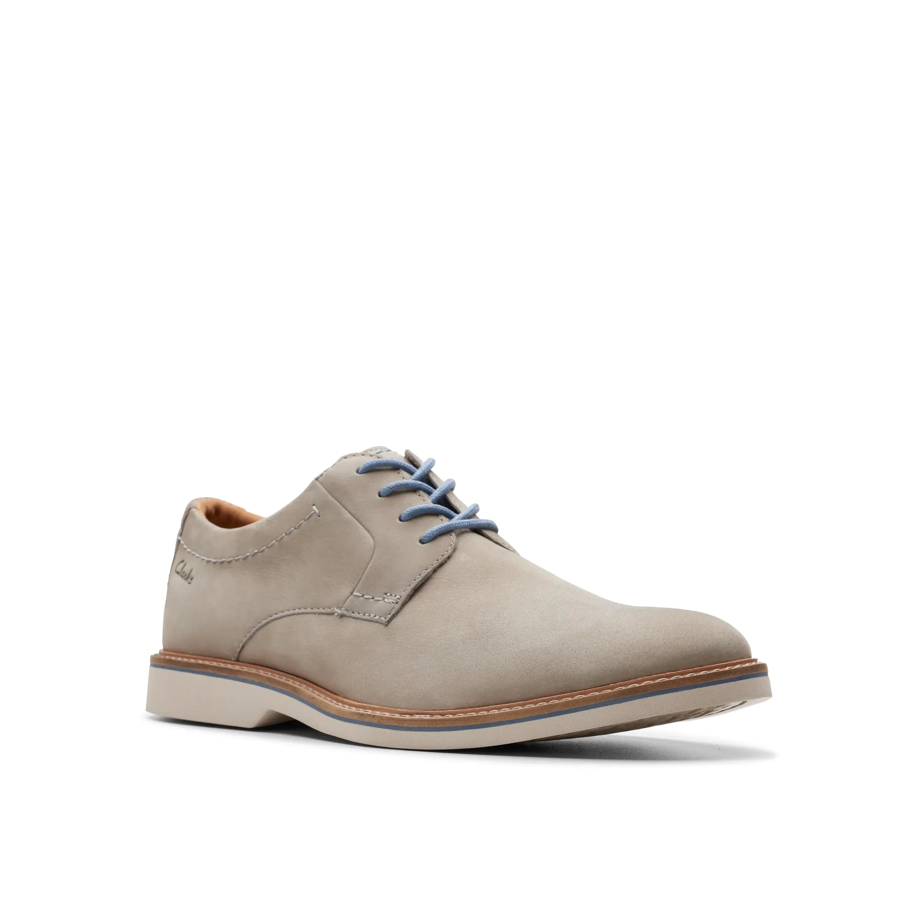 CLARKS | ZAPATOS CASUAL HOMBRE | ATTICUS LT LACE GREY NUBUCK | GRIS