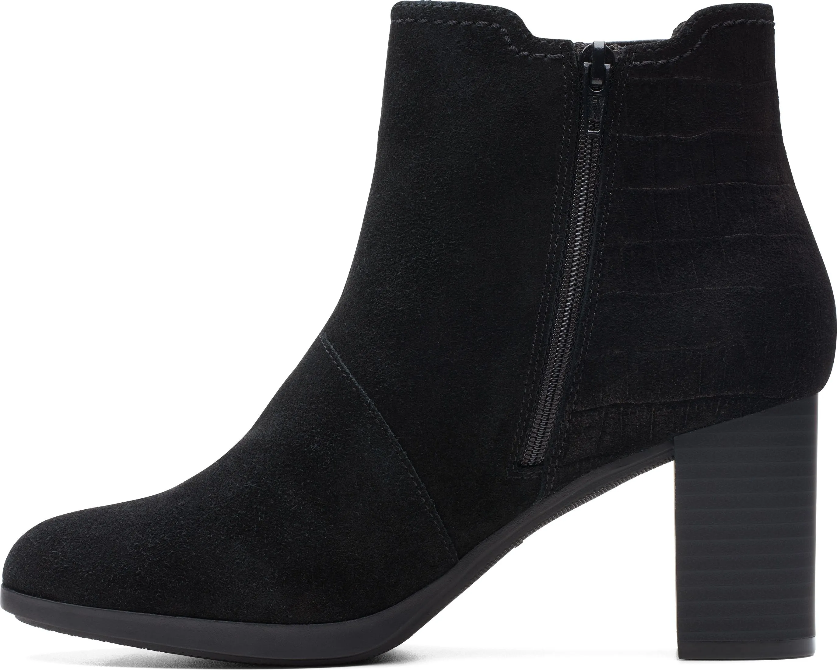 Clarks Bayla Rose Black Suede