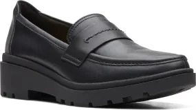 Clarks Calla Ease Black Leather