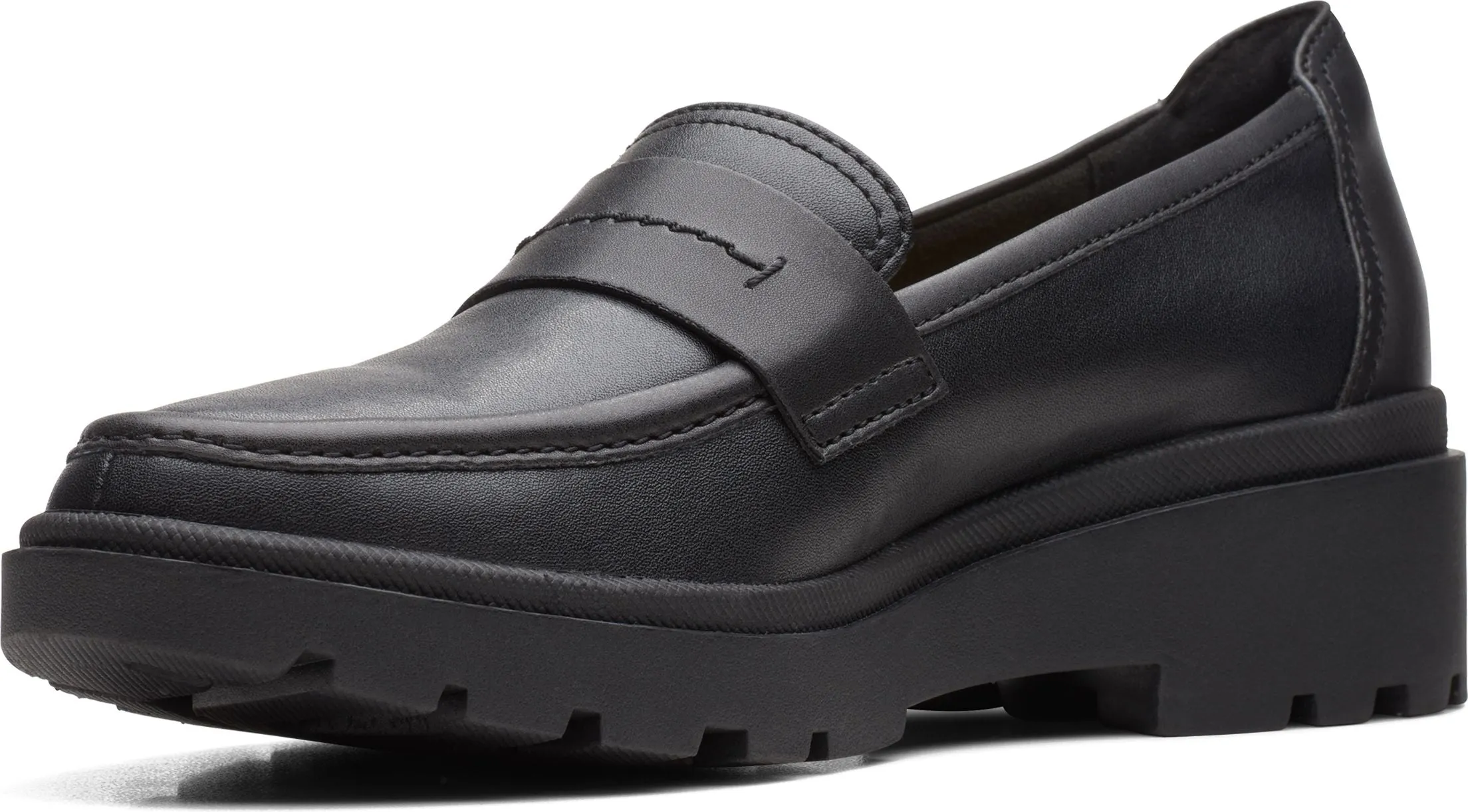 Clarks Calla Ease Black Leather