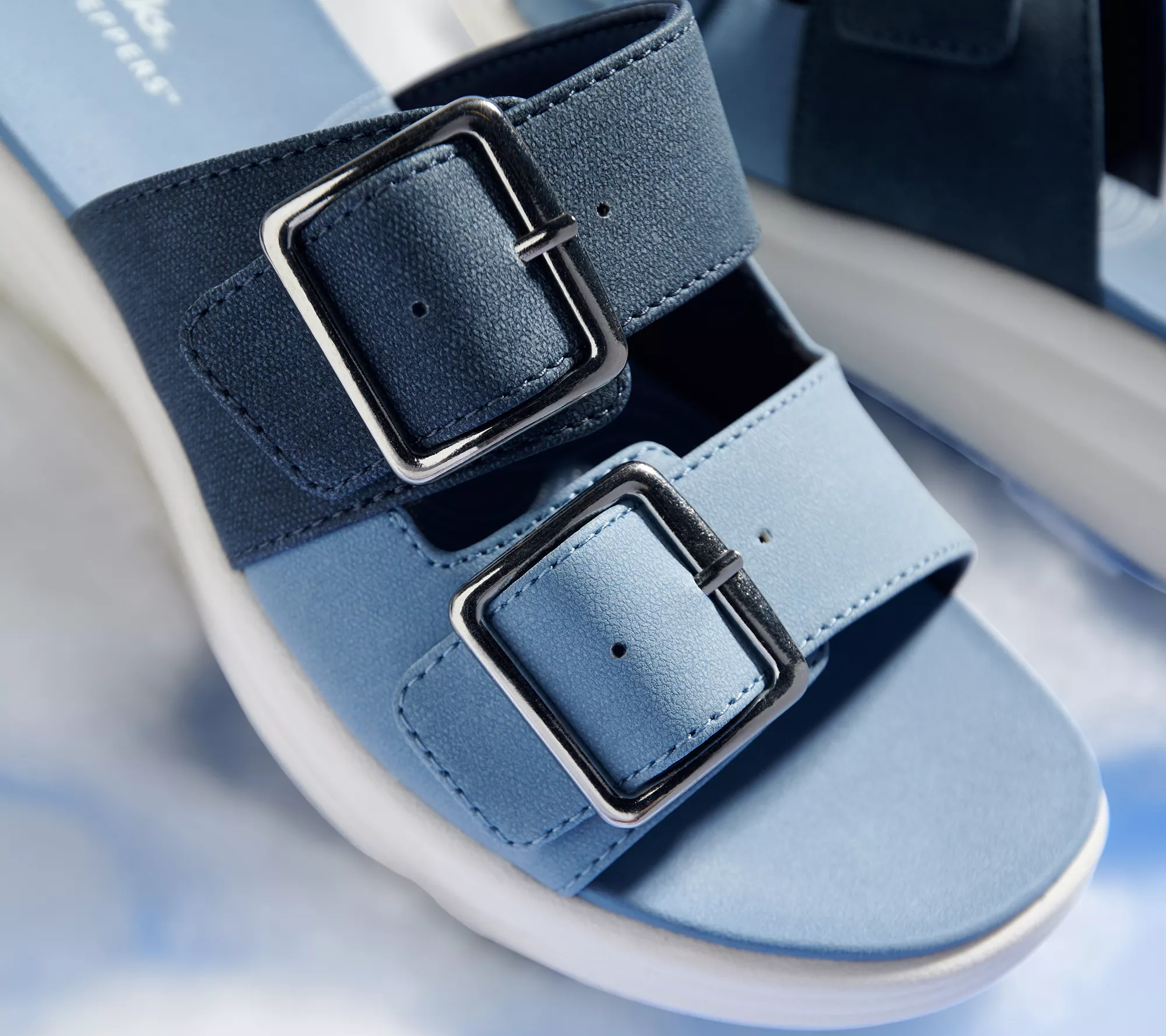 Clarks Cloudsteppers Adjustable Slide Sandals - Drift Buckle