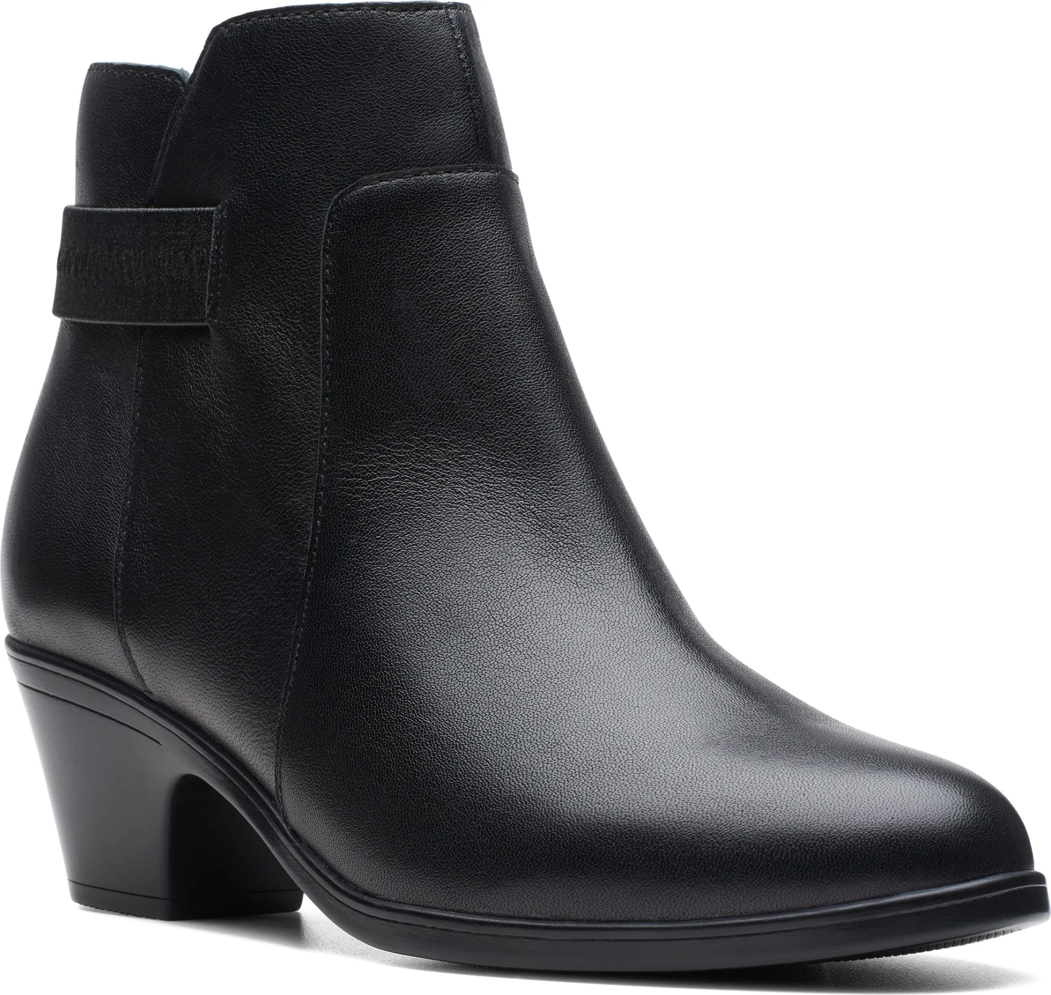 Clarks Emily 2 Holly Black Leather