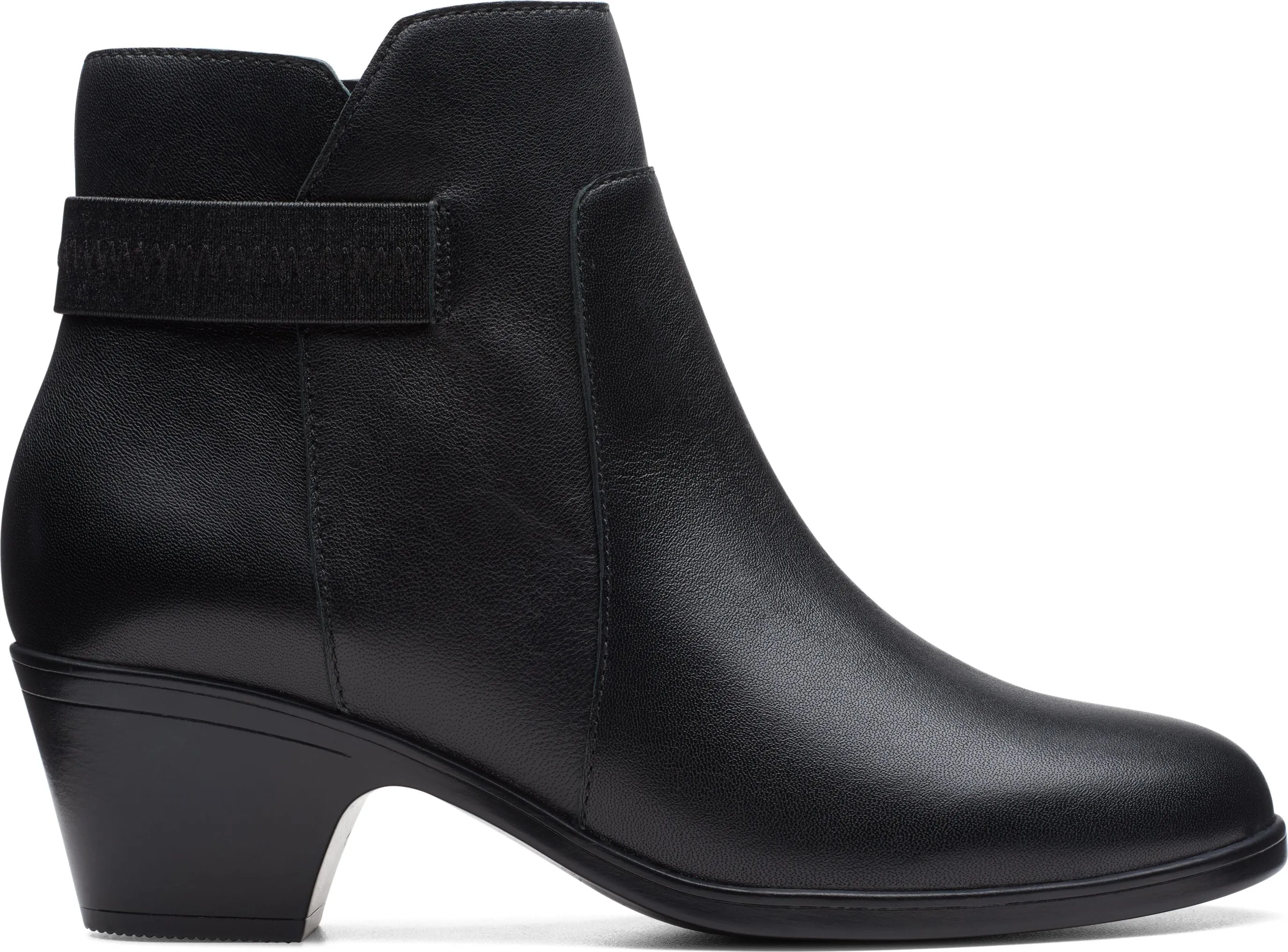 Clarks Emily 2 Holly Black Leather