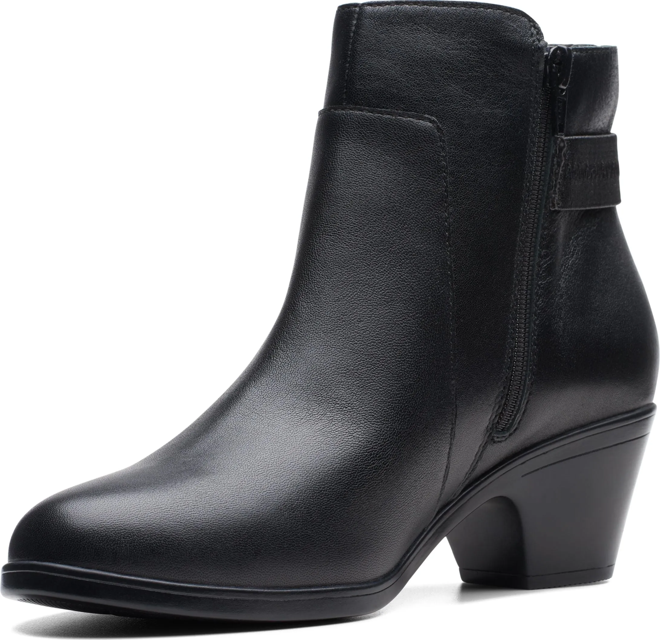 Clarks Emily 2 Holly Black Leather