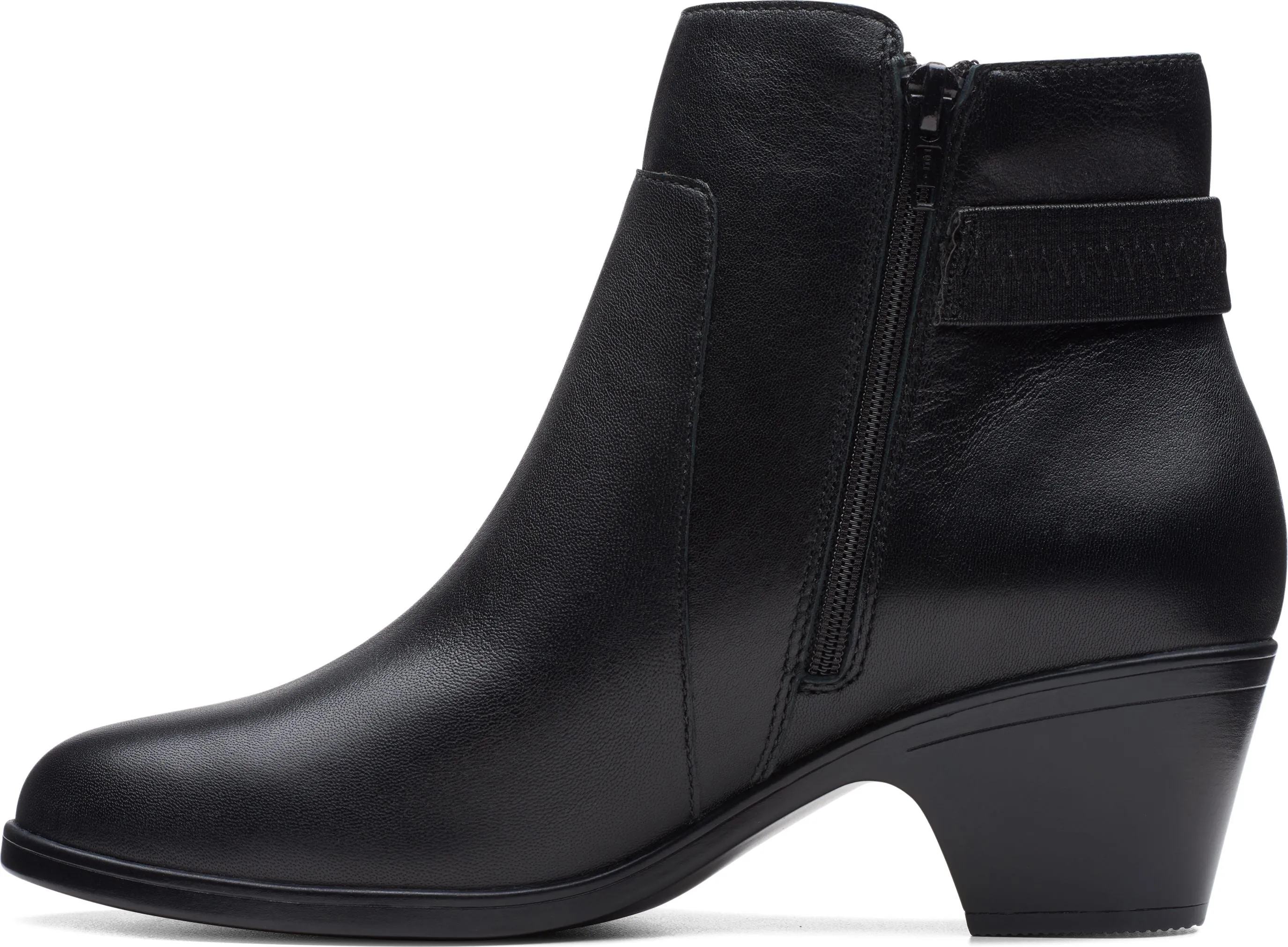 Clarks Emily 2 Holly Black Leather