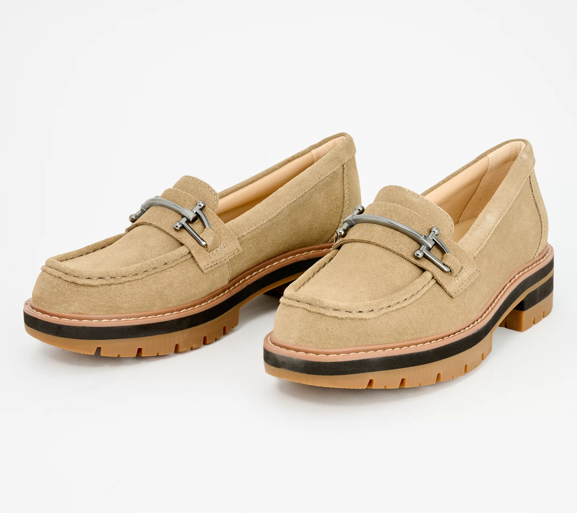 Clarks Leather Lug Loafer - Orianna Bit