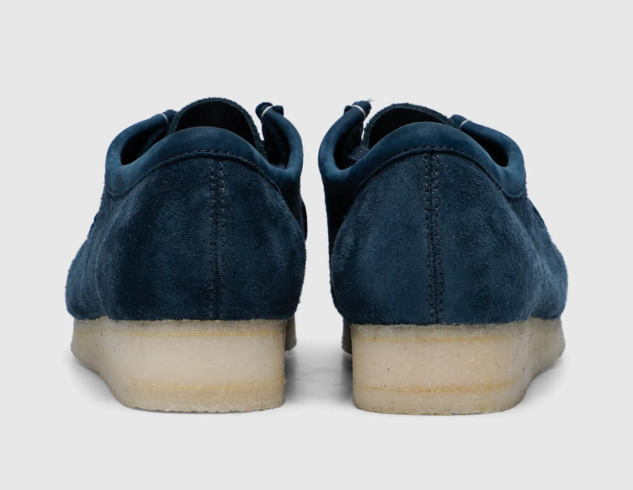 Clarks Originals Wallabee Navy / Teal Suede