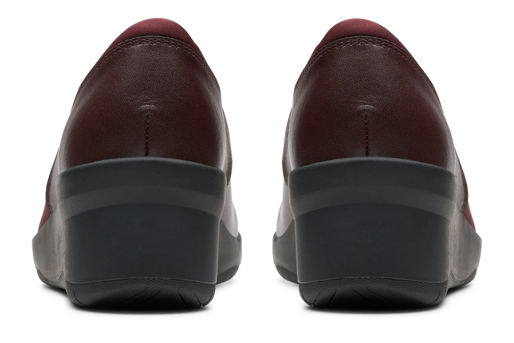 Clarks Suttyn Walk Leather Wine