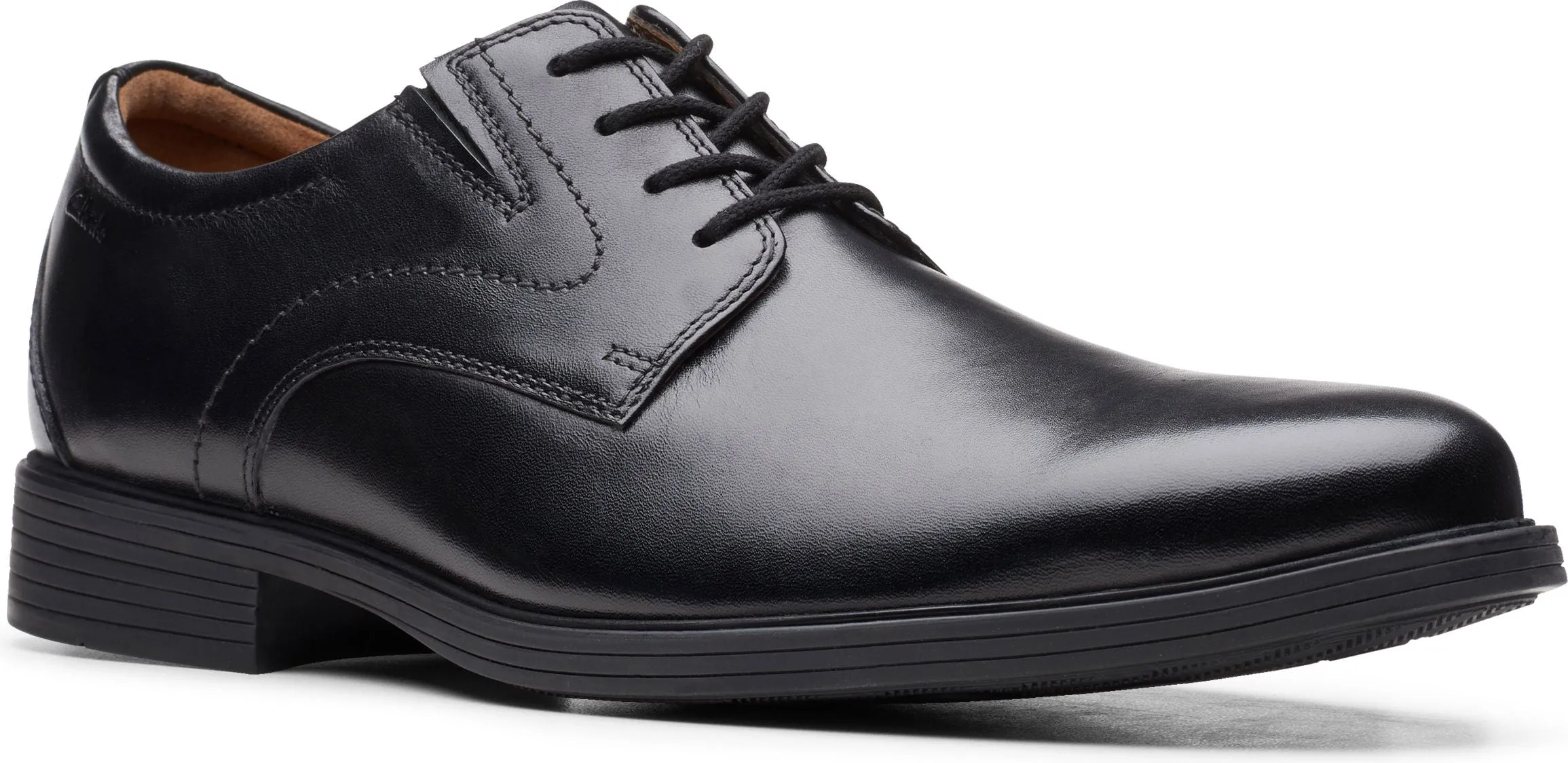 Clarks Whiddon Plain Black