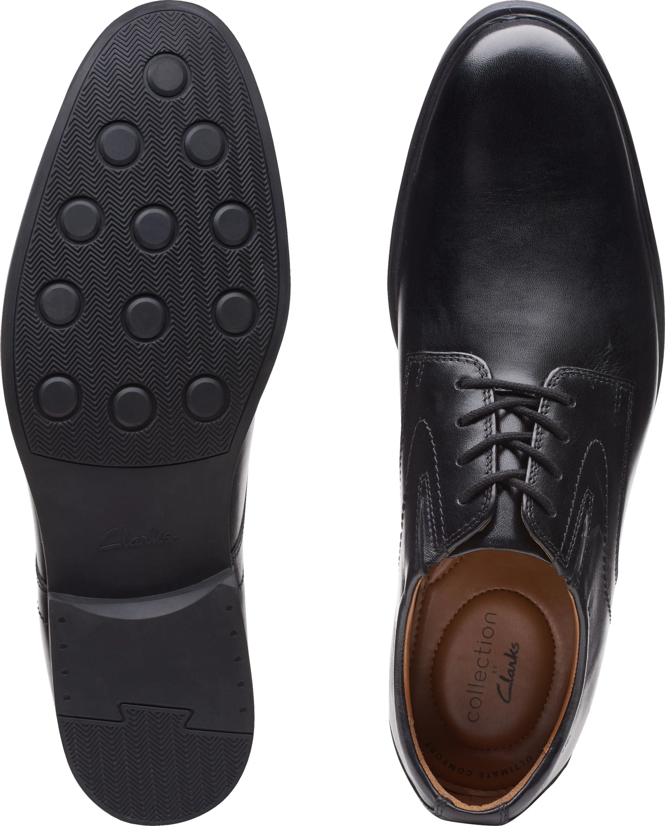 Clarks Whiddon Plain Black