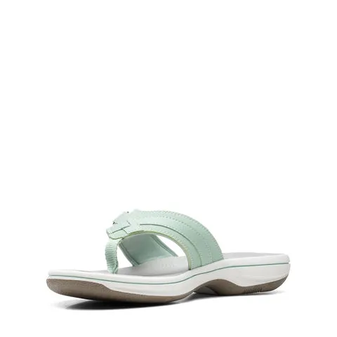 Clarks Womens Breeze Sea Sandals - Pale Green