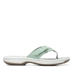 Clarks Womens Breeze Sea Sandals - Pale Green