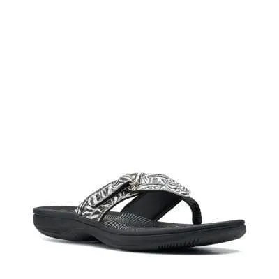 Clarks Womens Brinkley Jazz Sandals - Zebra Print