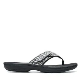 Clarks Womens Brinkley Jazz Sandals - Zebra Print