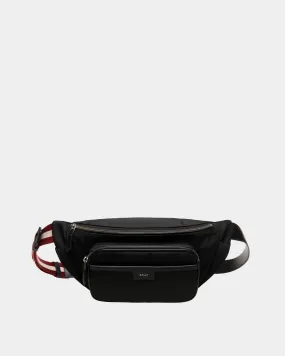 Code Belt Bag in Black Nylon