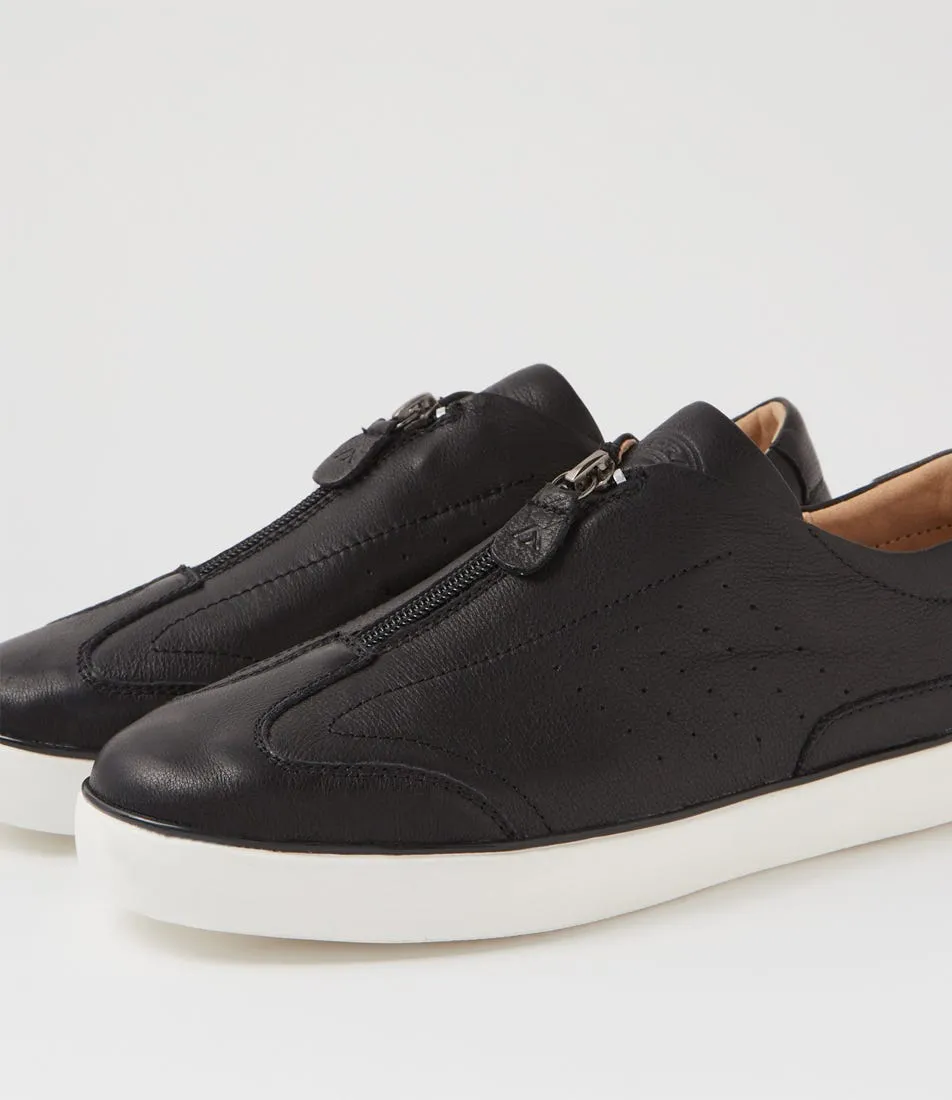 COLORADO Enact Black Leather Sneakers