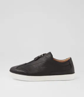 COLORADO Enact Black Leather Sneakers