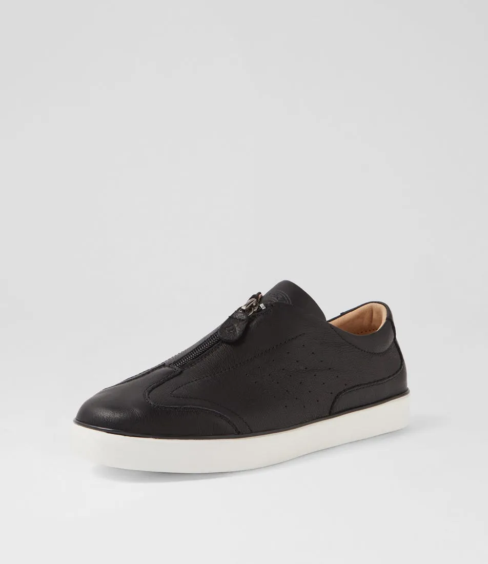 COLORADO Enact Black Leather Sneakers